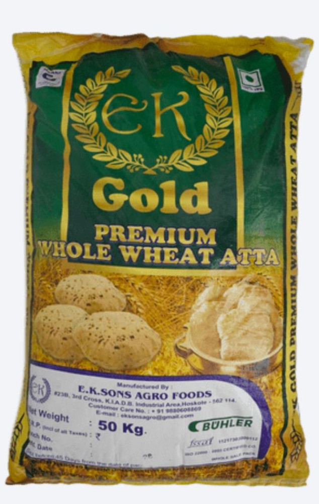 EK Gold Premium Whole Wheat Atta 50Kg