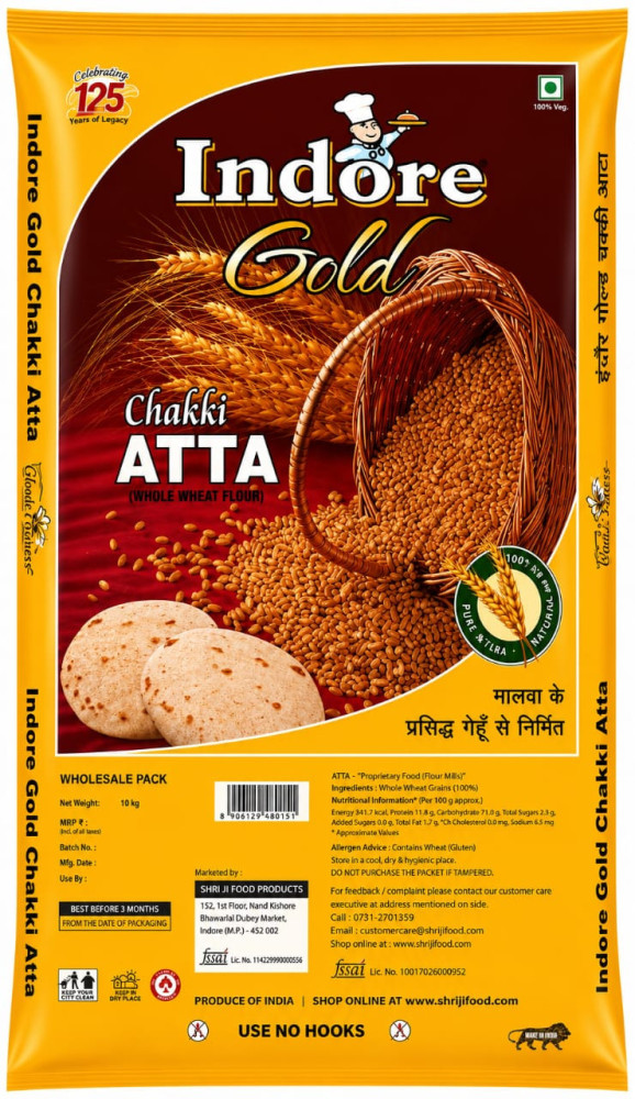 Indore Gold Chakki Atta 50Kg