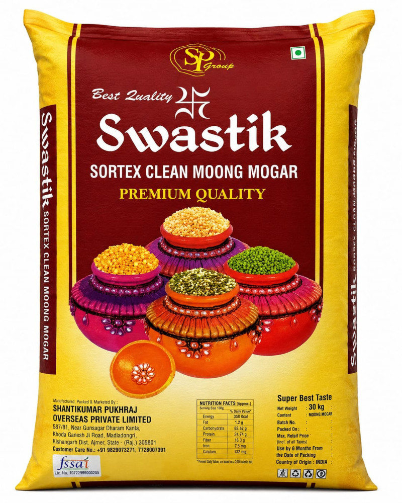 Swastik Moong Dal 30Kg