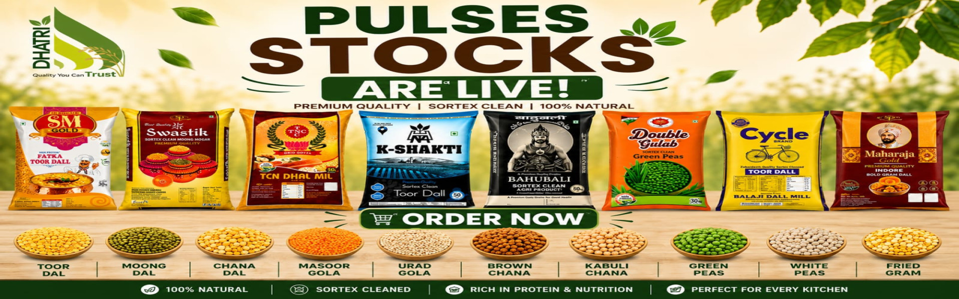 Pulses Live Banner